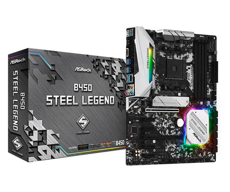 asrock b450m steel legend back of box|ASRock b450m steel legend driver download.